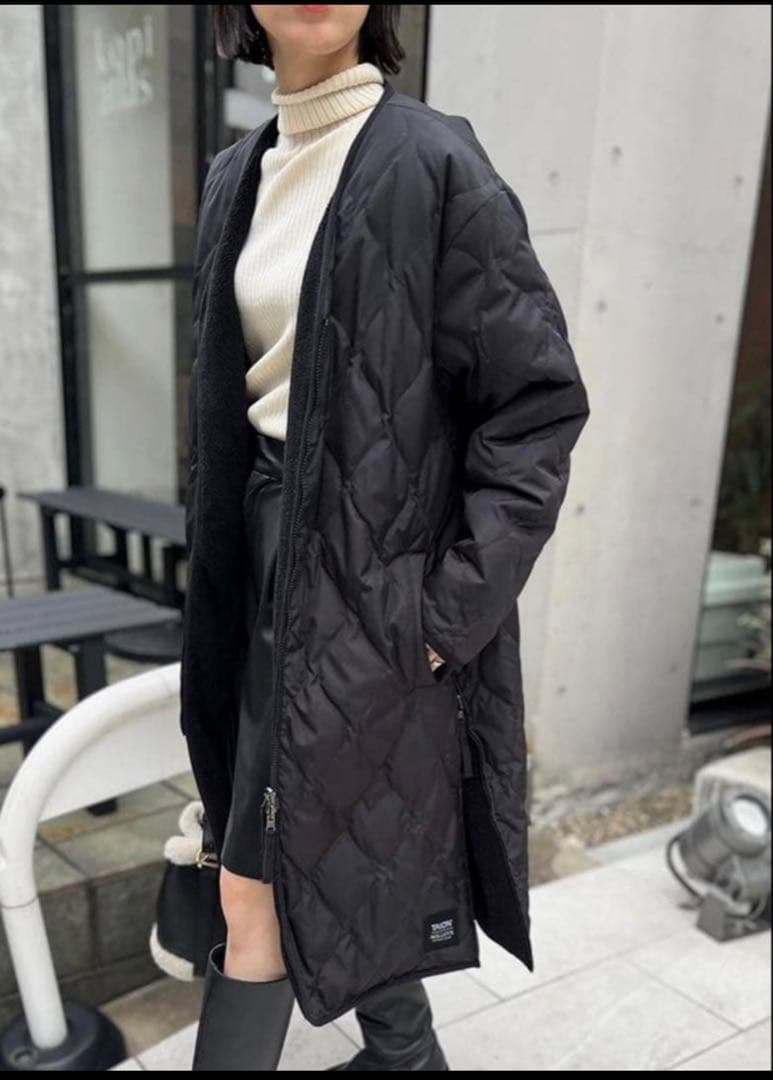 [美品] NOLLEY'S 別注 TAION ミリタリーリバーシブルロングダウン