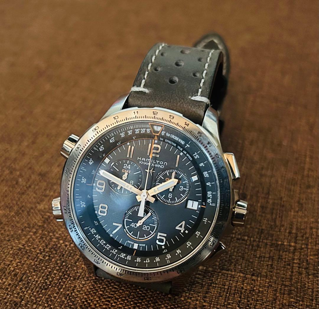 HAMILTON ハミルトン KHAKI カーキ X-WIND クロノグラフ