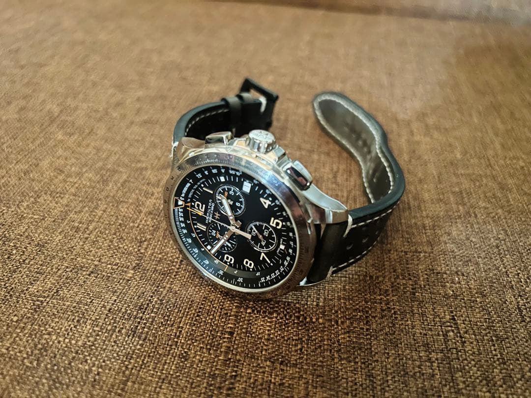 HAMILTON ハミルトン KHAKI カーキ X-WIND クロノグラフ