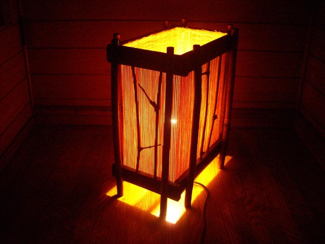 フロアランプ　インテリア照明　和ランプ　ナチュラルランプ