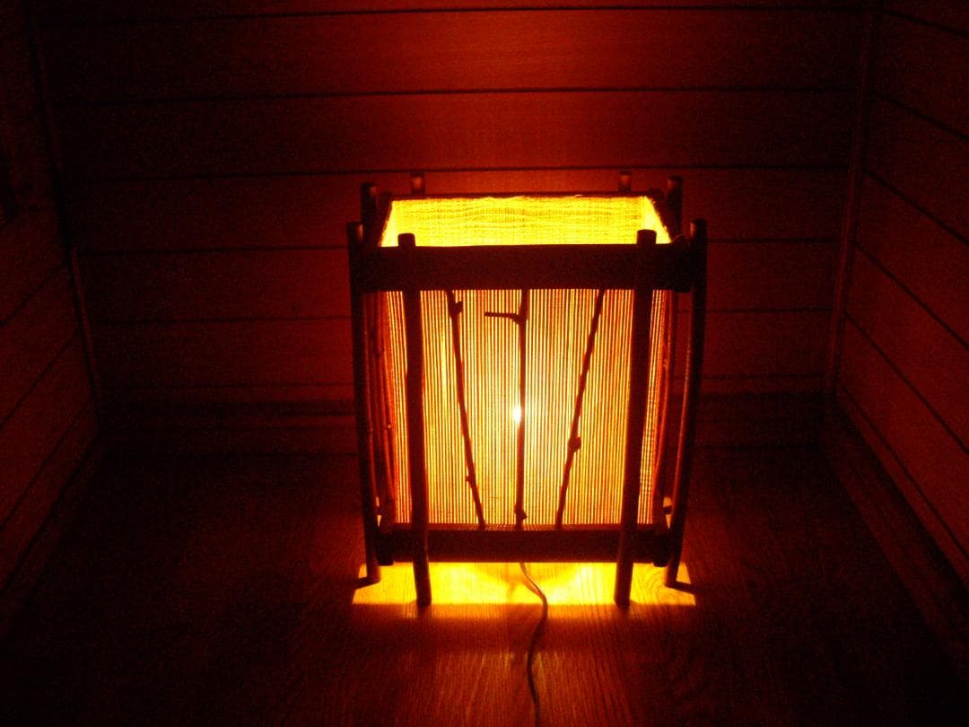 フロアランプ　インテリア照明　和ランプ　ナチュラルランプ