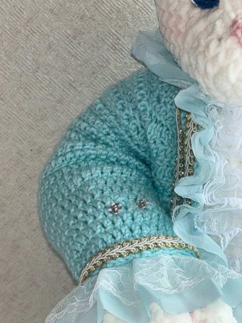 ハンドメイド あみぐるみ うさぎ 女の子