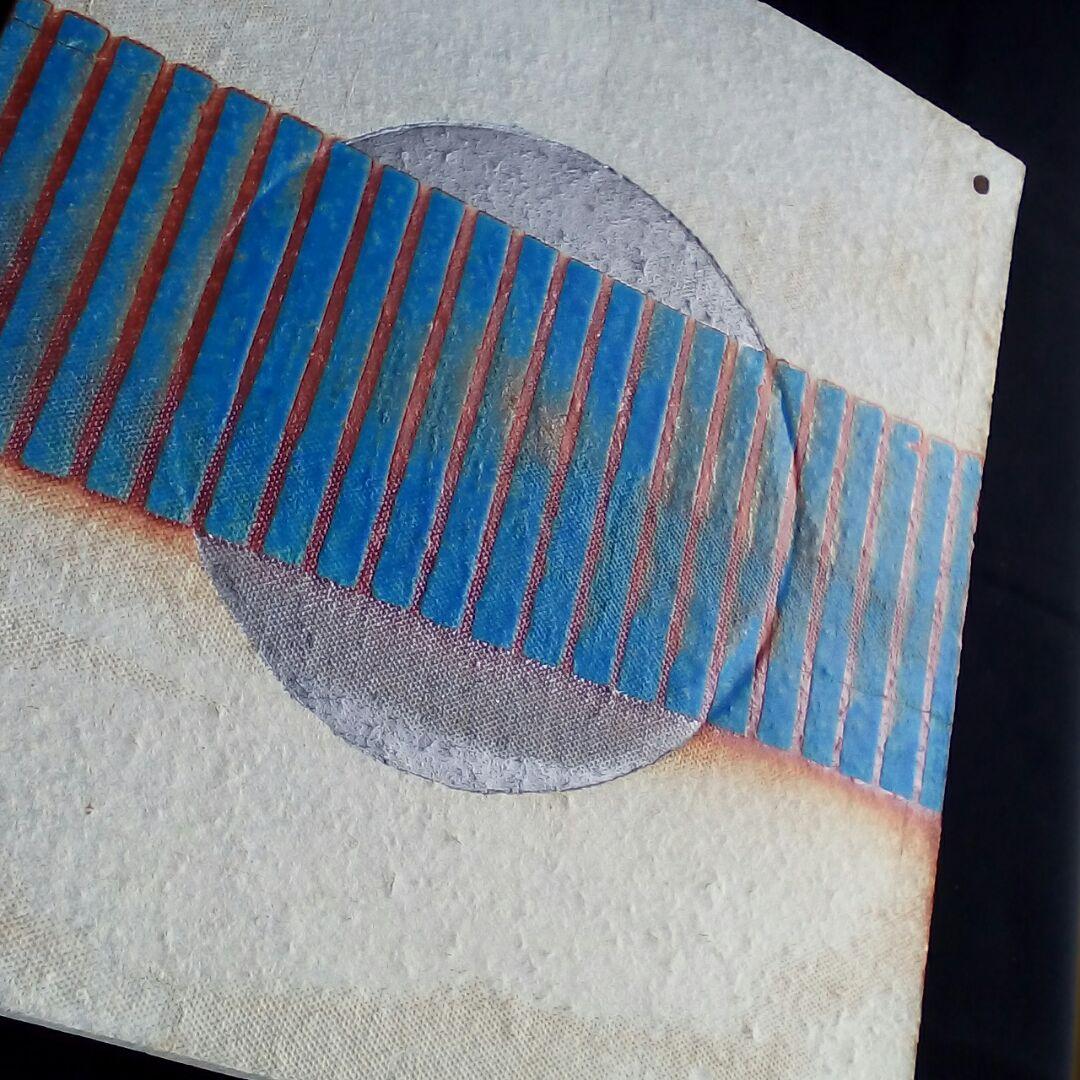 沖縄やちむん　一翠窯　陶板　１