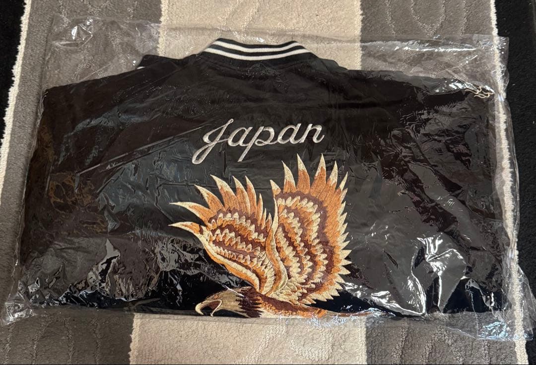 ⭐︎試着のみ⭐︎ hoshihime 星姫　鷹　バラ　スカジャン　ベロア　LL