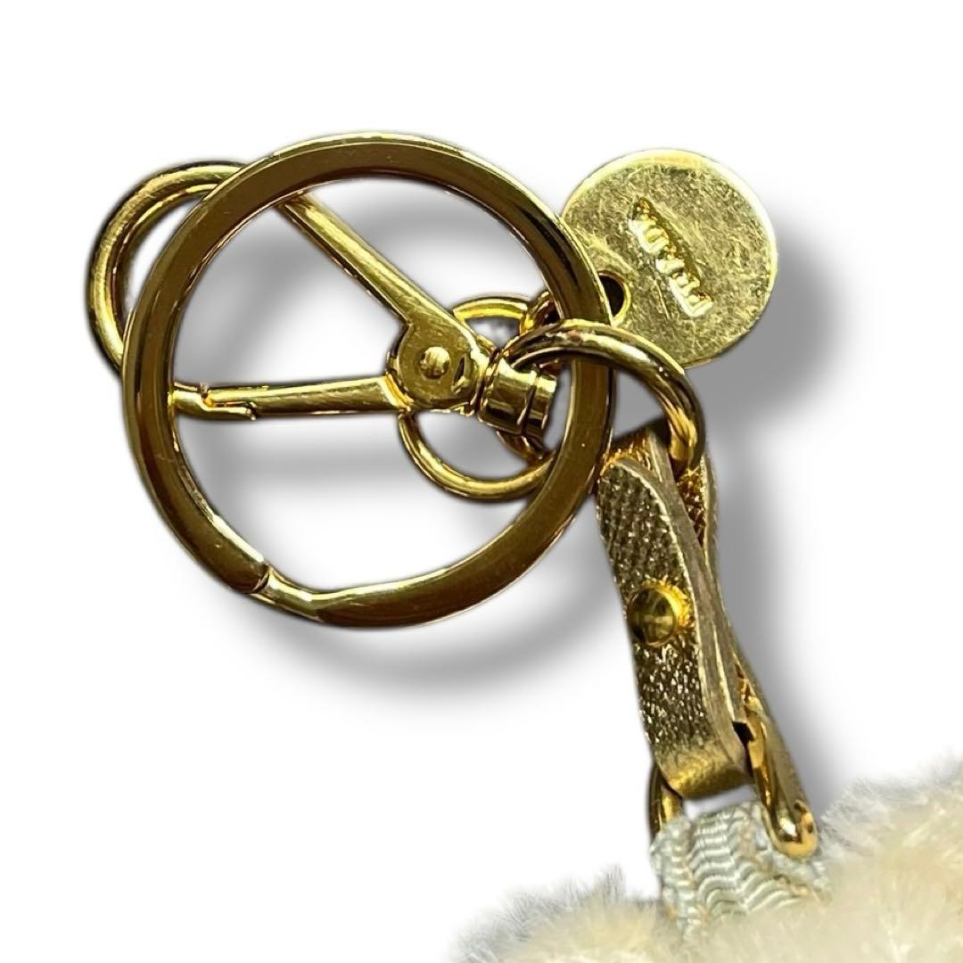 美品 PRADA プラダ ドレス キーホルダー キーチャーム ベア 熊 クマ