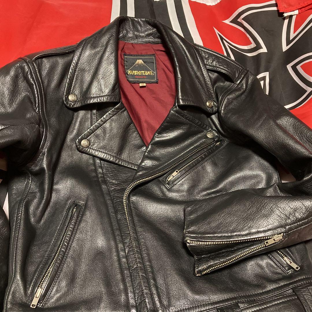 熱*夜様 KUSHITANI70's 超〜極上‼️本革Wライダーs JKT ¥2