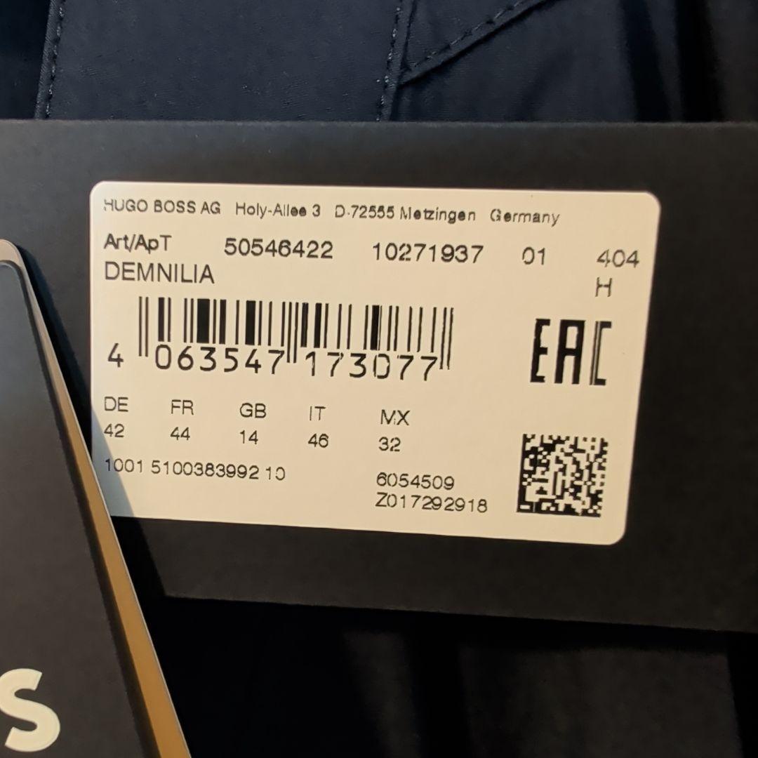 【BOSS】コットンブレンド ドレス バックル付きベルト 15号