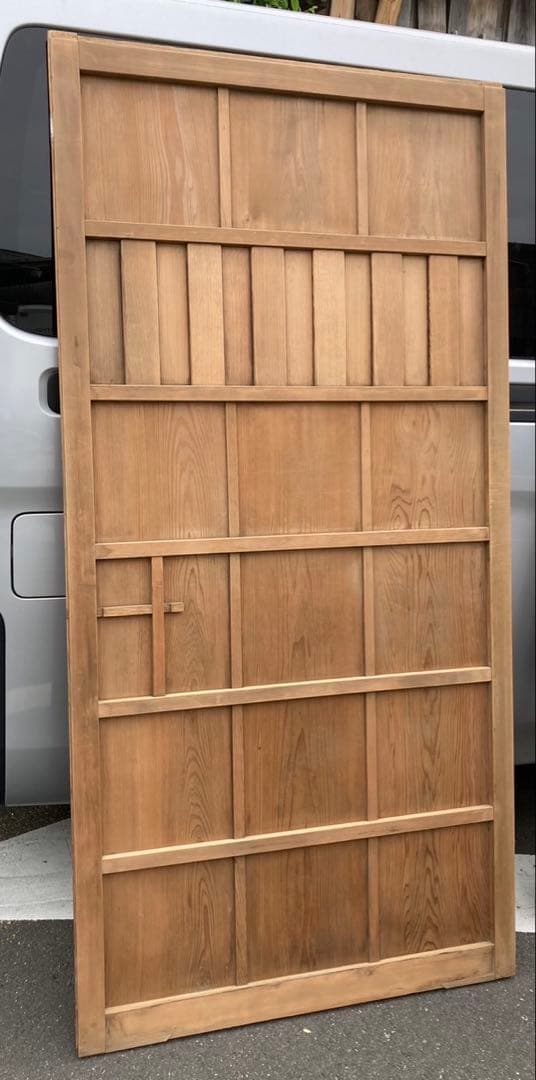 2枚組　古い無双雨戸　アンティーク