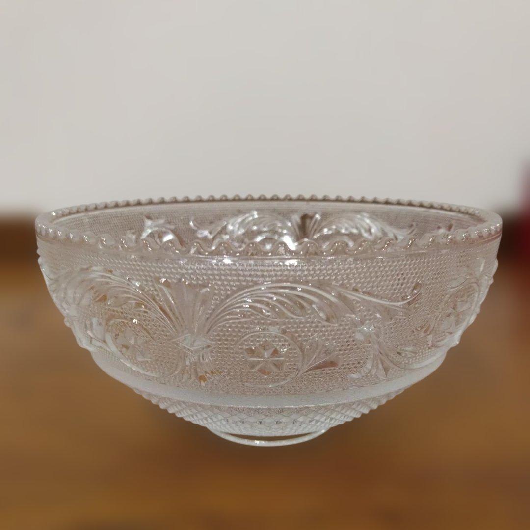 【る934】バカラ　Baccarat　クリスタル　ボウル　アラベスク