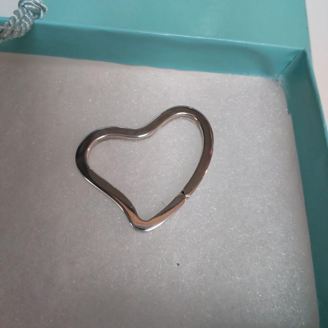 TIFFANY& Co. エルサペレッティ オープンハートキーリング SV925