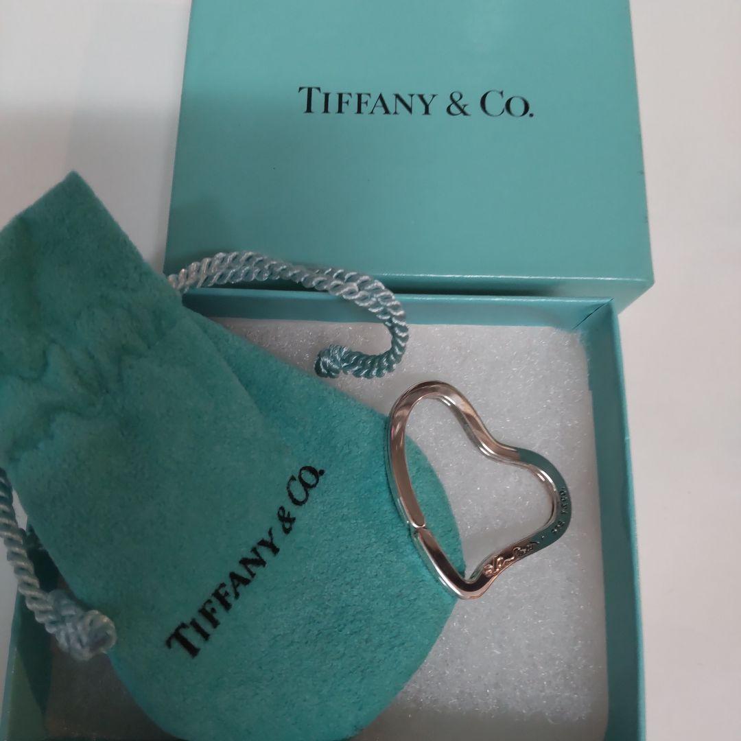 TIFFANY& Co. エルサペレッティ オープンハートキーリング SV925
