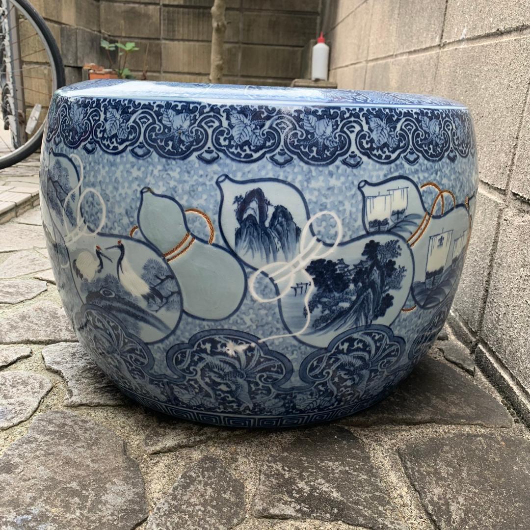 陶器 大型 火鉢（年代物）