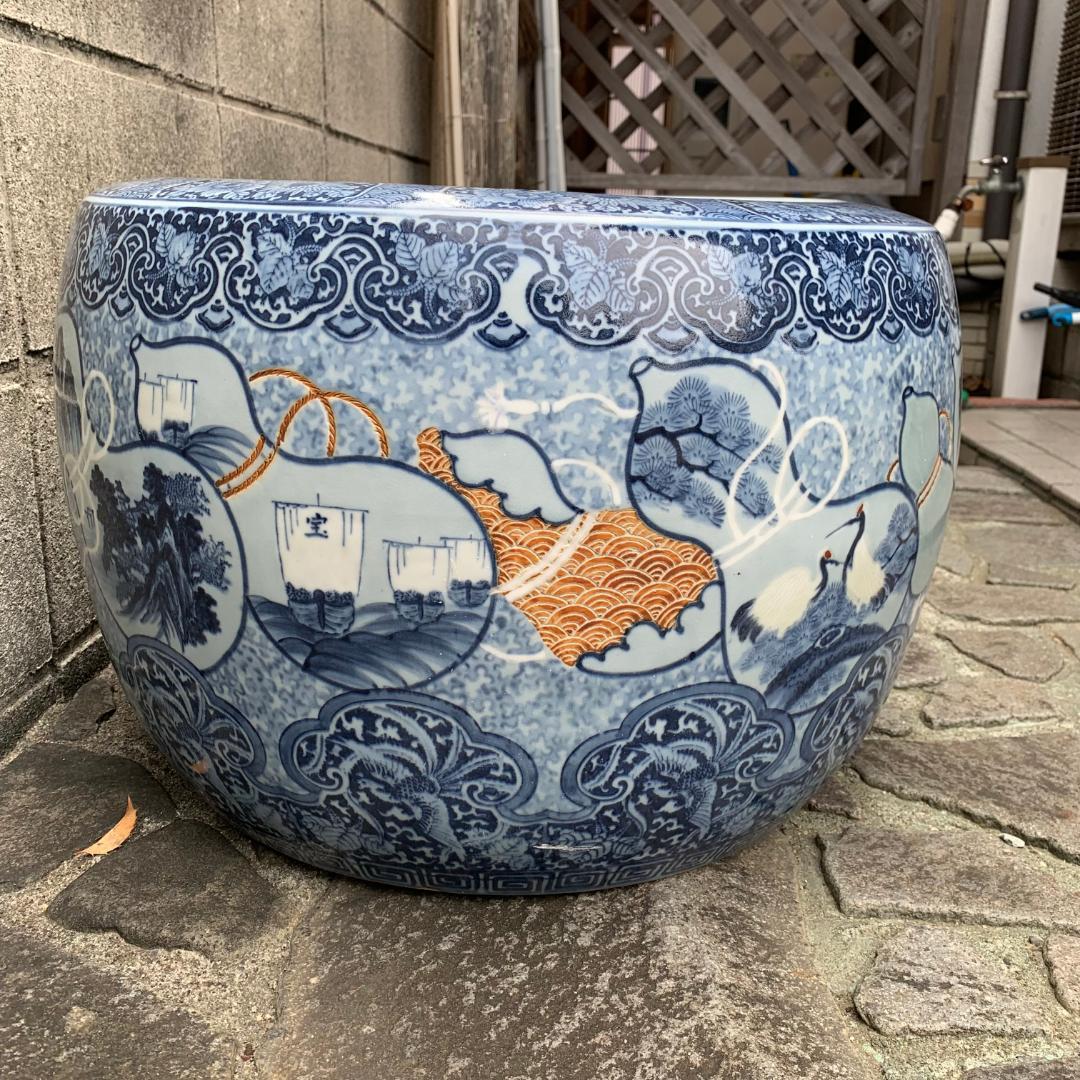 陶器 大型 火鉢（年代物）