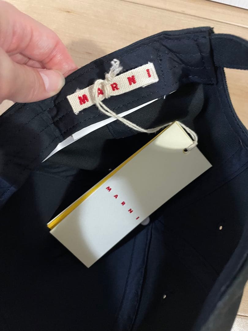 マルニ キャップ MARNI KIDS M01470 M00J2 0M900 黒