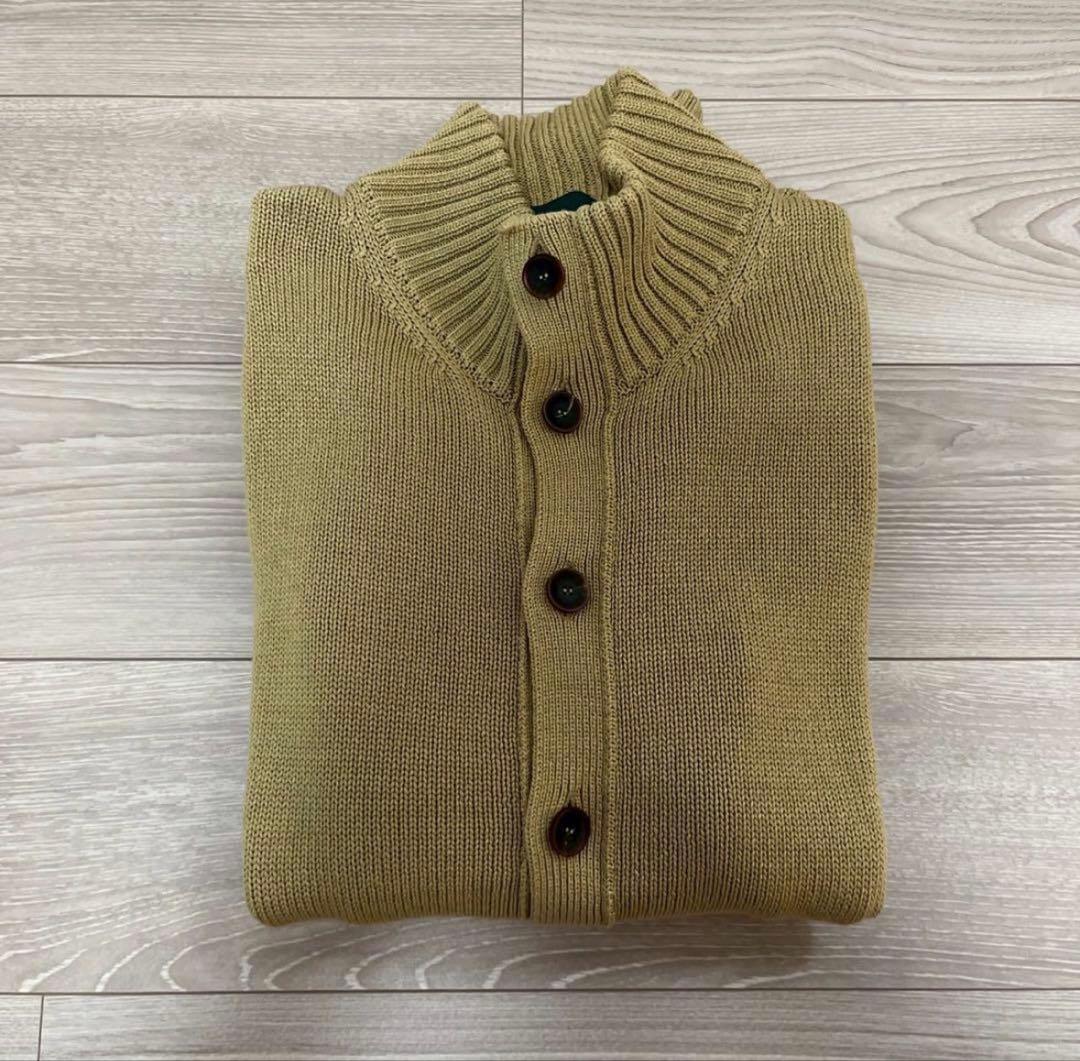 【希少色】ZANONE スタンドカラー カーディガン CHIOTO マスタード