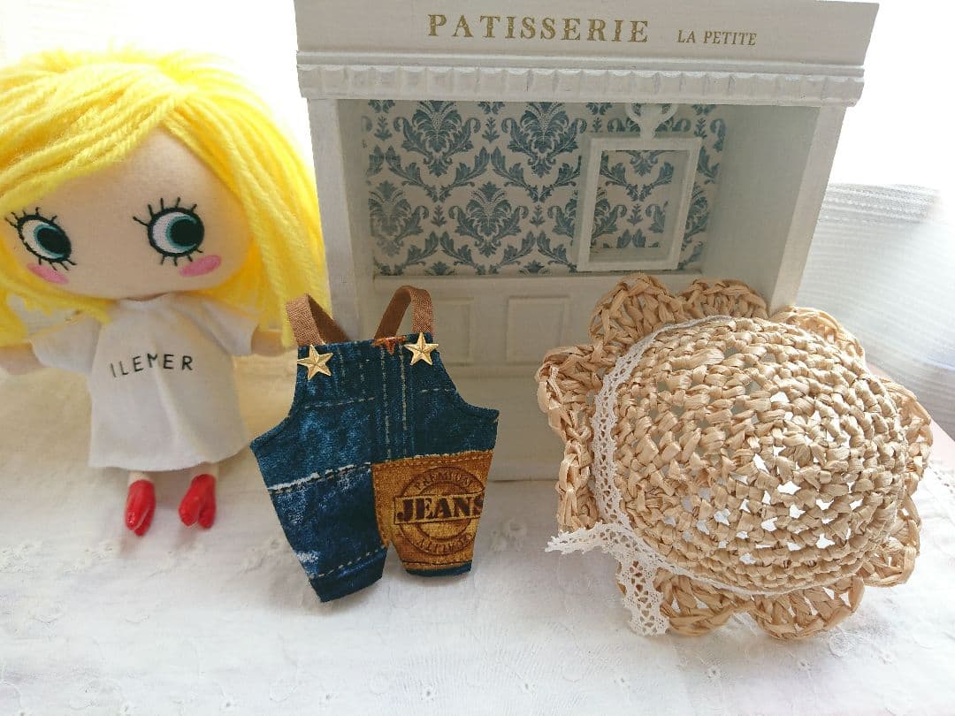 イルメール イーマリー サロペット＆麦わら帽子セット