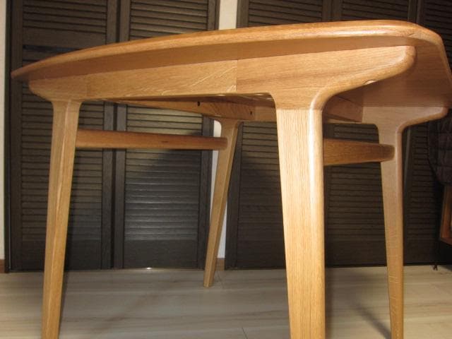 IDEE/無印良品コラボ　IKI オーク材 ダイニングテーブル ナチュラル