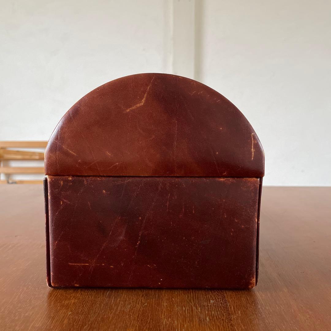 アンティーク　ジュエリーボックス　アクセサリー　収納　レザー　本革　ヴィンテージ