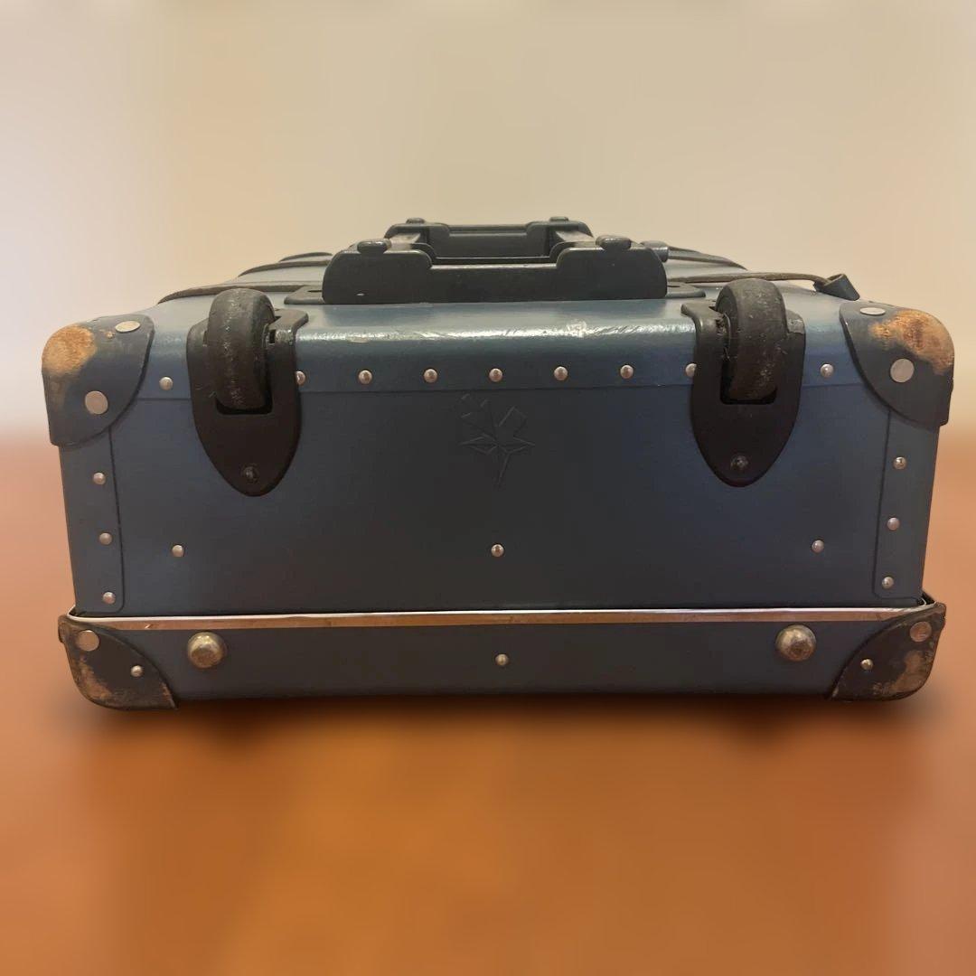 希少レア☆ グローブトロッター　ブルーグレー　キャリーケース 鍵付き