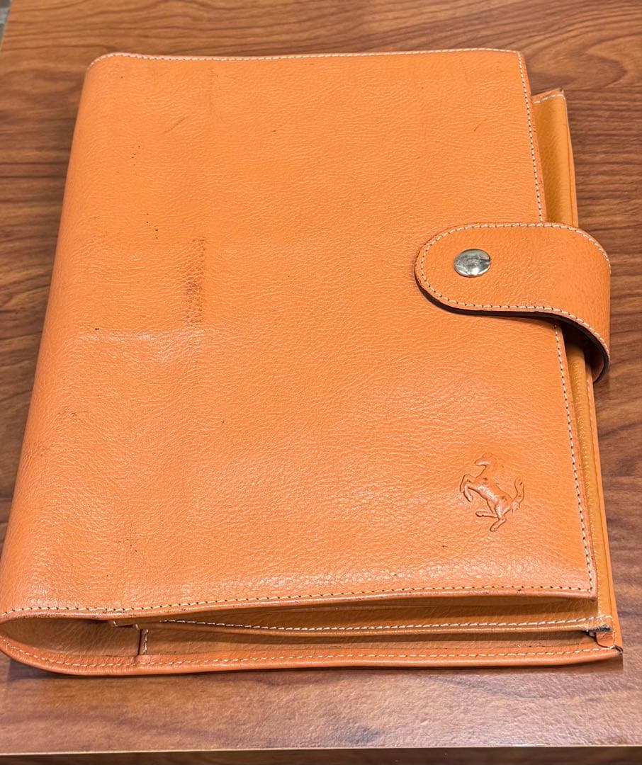 90年代製 Ferrari 純正 車検証 本革収納ケース F360