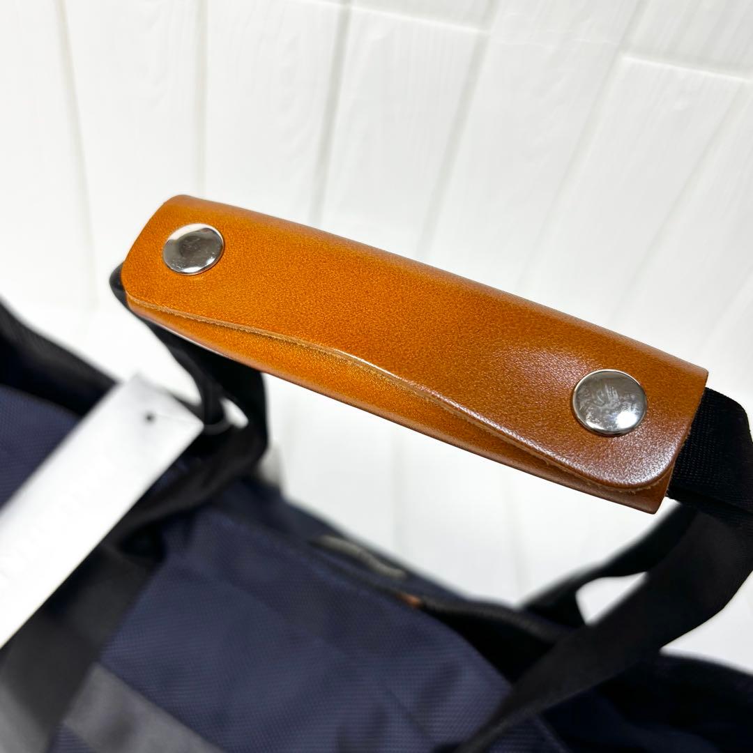 タグ付未使用 日本製 ワンダーバゲージ GOODMANSライトトート紺 A4可