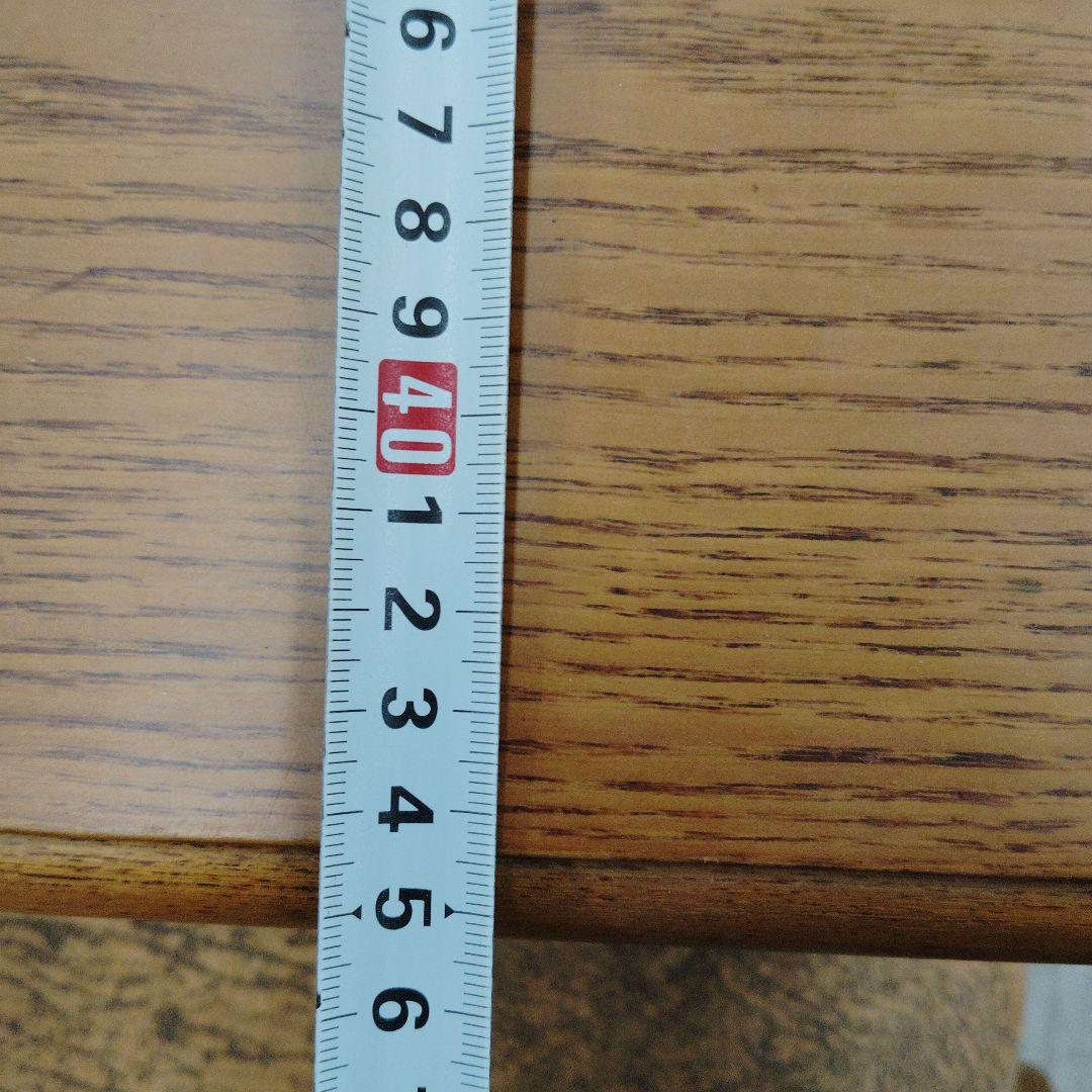 アンティーク家具 木製八角形サイドテーブル 引き出し付き