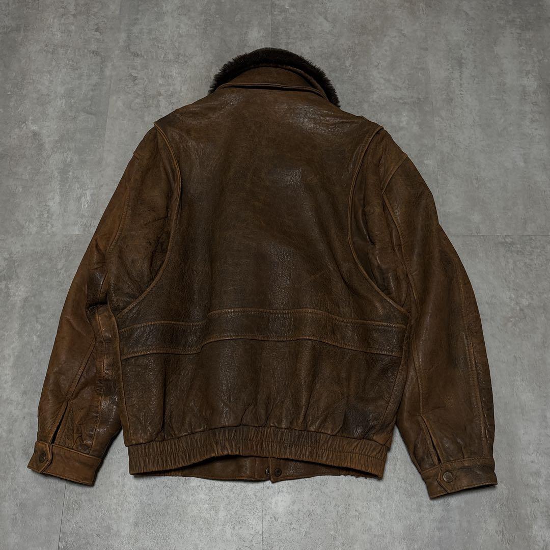 archive ヴィンテージ G-1 A-2 フライトジャケット L 茶 羊革