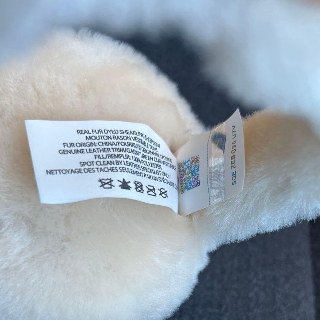 UGG アグ シープスキンエンブロイダリーイヤーマフ 耳当て