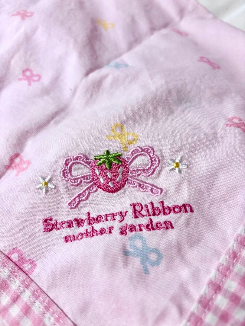 mother garden 野いちご柄ランチクロス