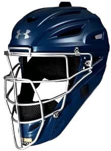 新品☆アメリカ国内限定☆UAマスク＋adidasプロテクター・レガース★紺