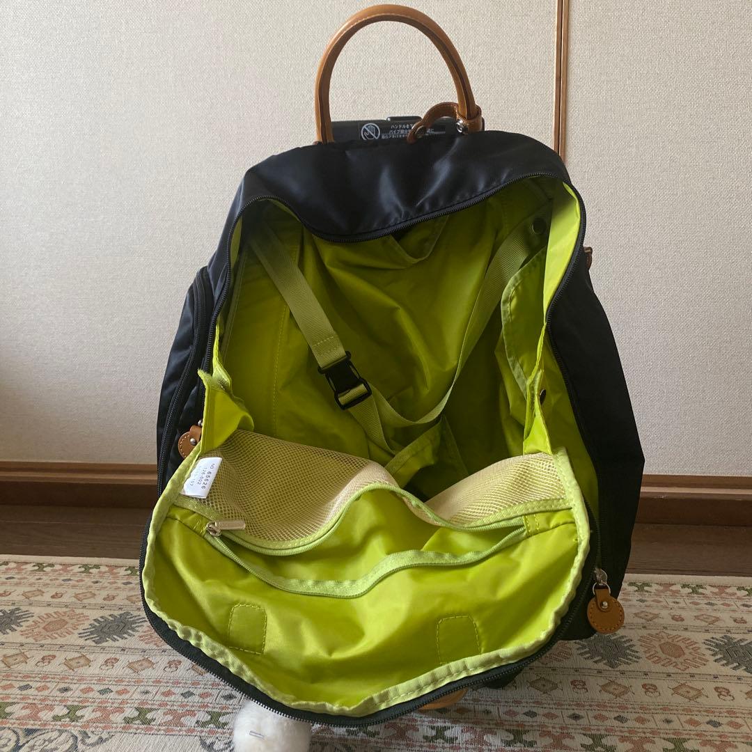 kanana project カナナプロジェクト ナイロン×本革 キャリーバッグ