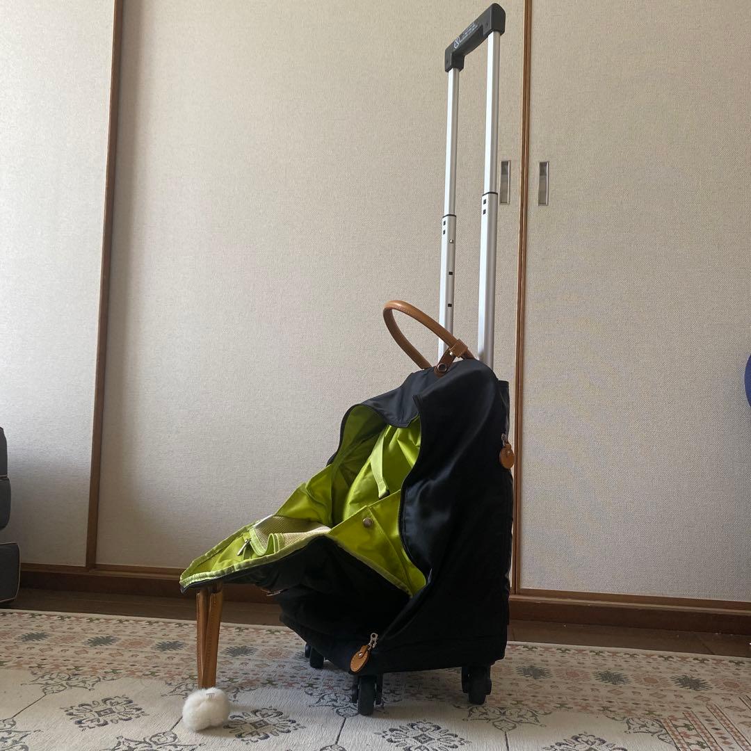 kanana project カナナプロジェクト ナイロン×本革 キャリーバッグ
