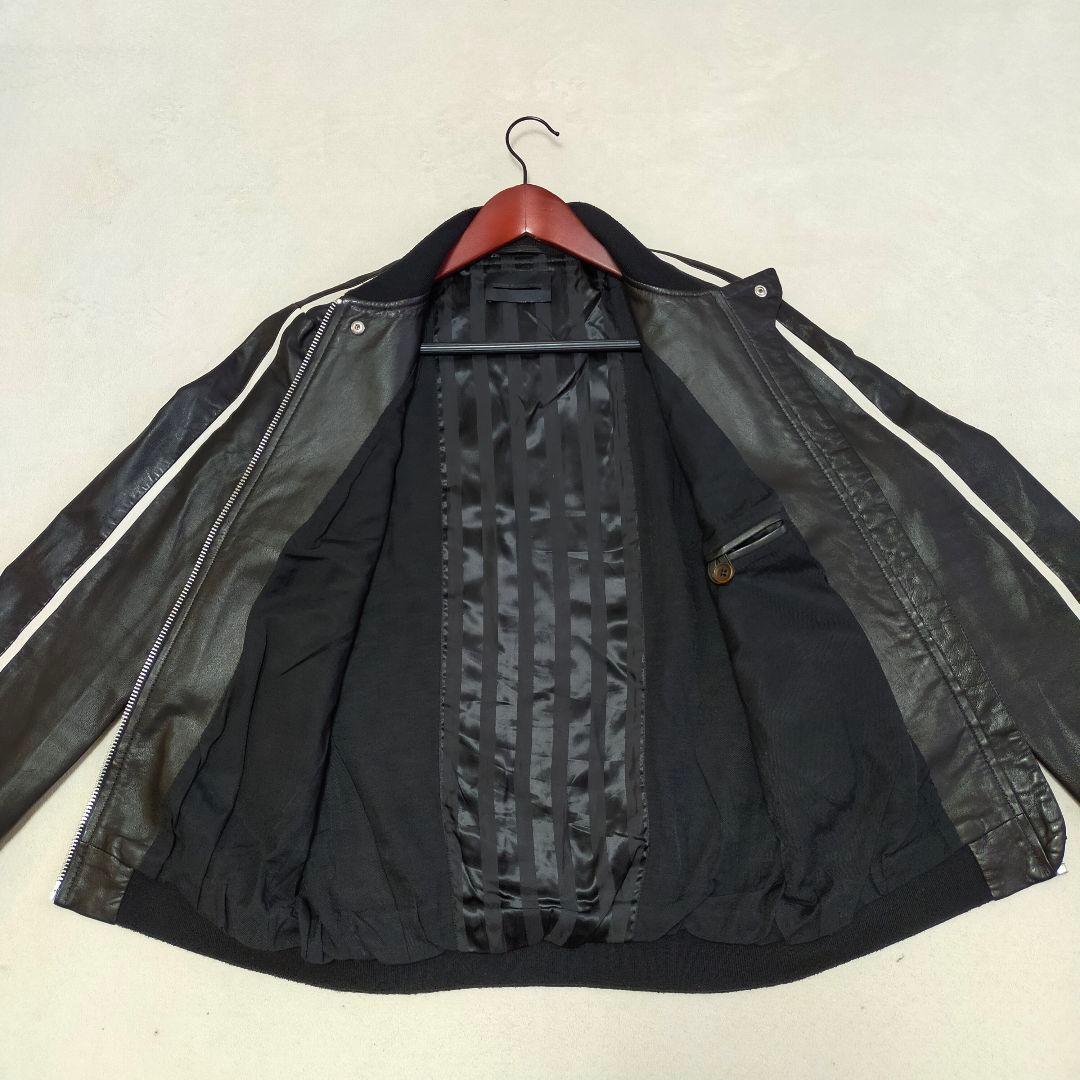 DIESEL BLACK GOLD　44　レザートラックジャケット