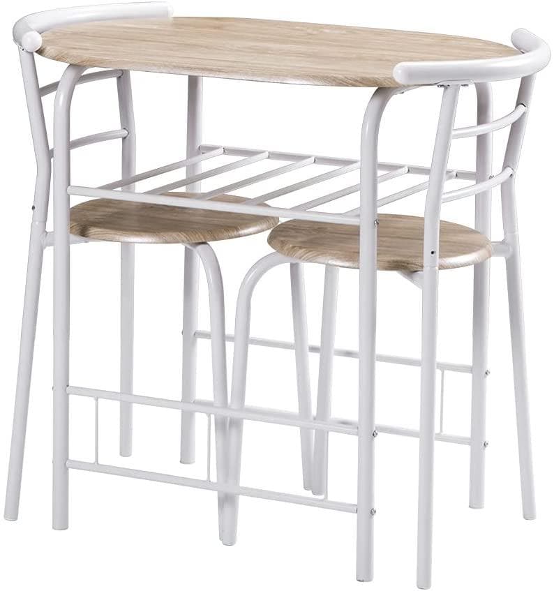 円形ダイニングテーブル ダイニング 3点セット チェア2 木目調 NATURAL