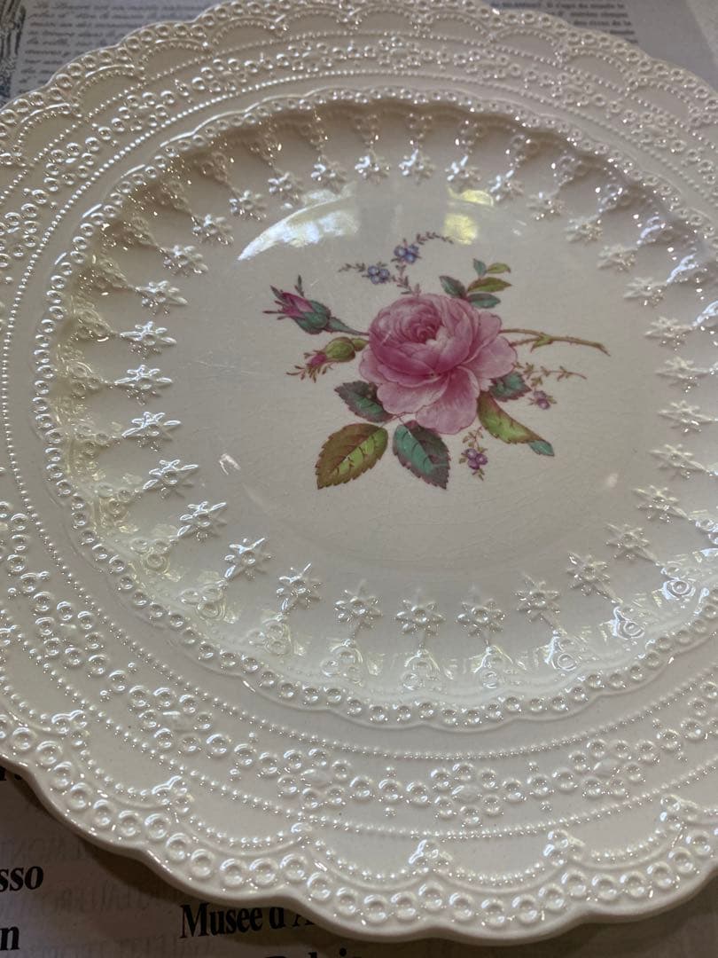 英国アンティークプレート　SPODE’S JEWEL 　27cmx2枚