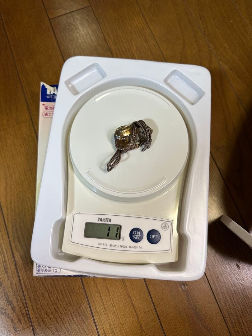 ルチルクォーツ ドロップ型ペンダント