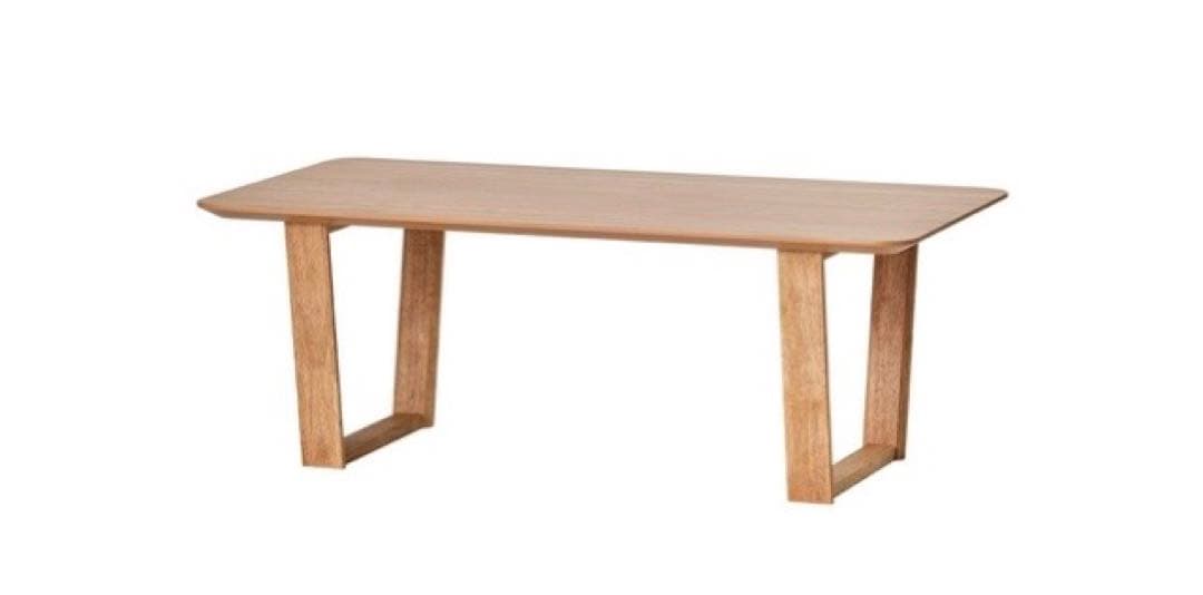 オーク材 テーブル 約100cm x 54cm