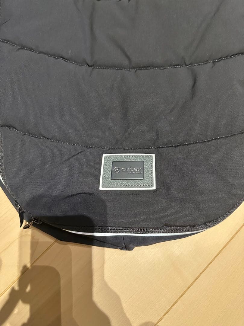 サイベックス ベビーカー用フットマフ ブラック　(クリーニング済み)美品！