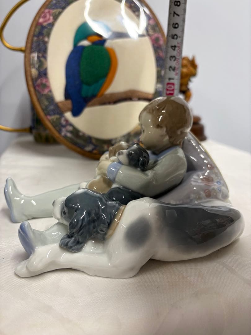 LLADRO リヤドロ「みんな　ねんね」犬　置物