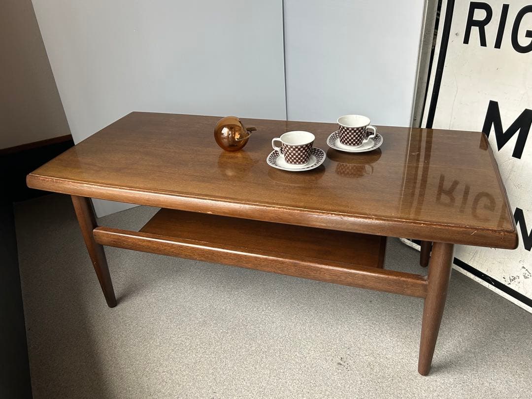 オールドマルニ　マルニ木工　ヴィンテージ　組立式　センターテーブル　アンティーク