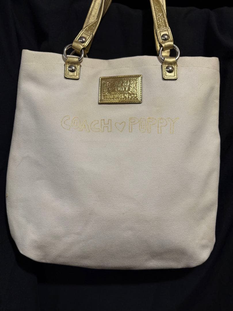 激レアコーチ goldyポピーちゃんトートバッグpoppy