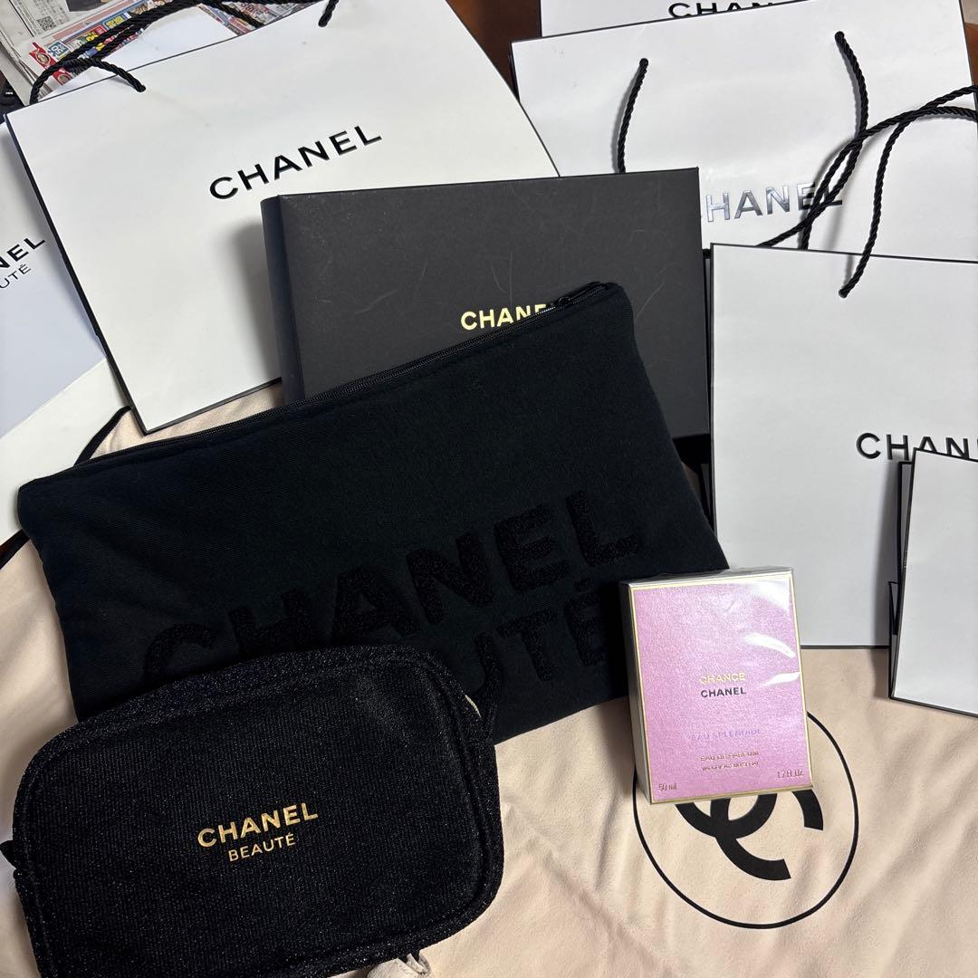 ☆新品未開封CHANELチャンス オー スプランディド50ml &ノベルティ3点