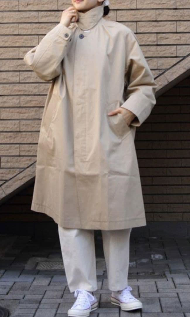 ハ*ウ様 orcival オーシバル オーチバル ギャザーステンカラーコート　ギ