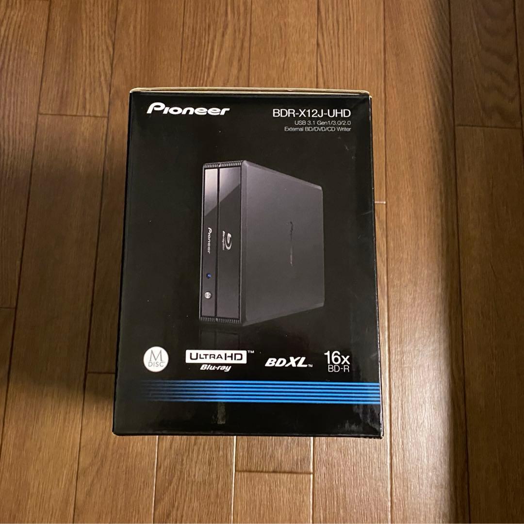 パイオニア(Pioneer) 外付けブルーレイドライブ BDR-X12J-UHD