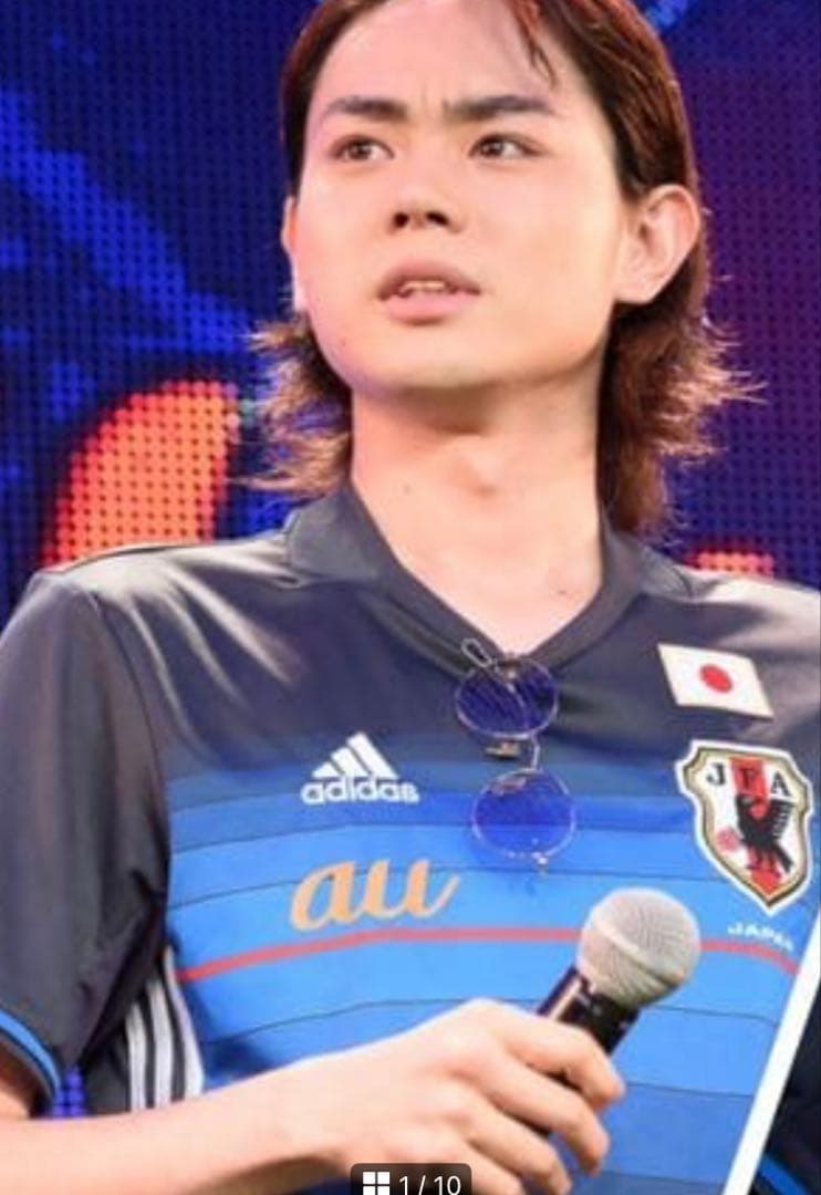 入手困難【正規品】au×2016年日本代表コラボユニフォーム菅田将暉着用Lサイズ