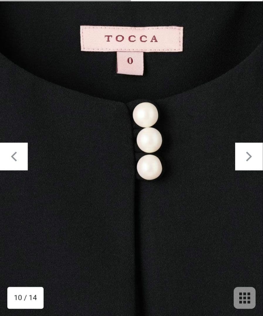 TOCCA ブラック ジャケット スーツ