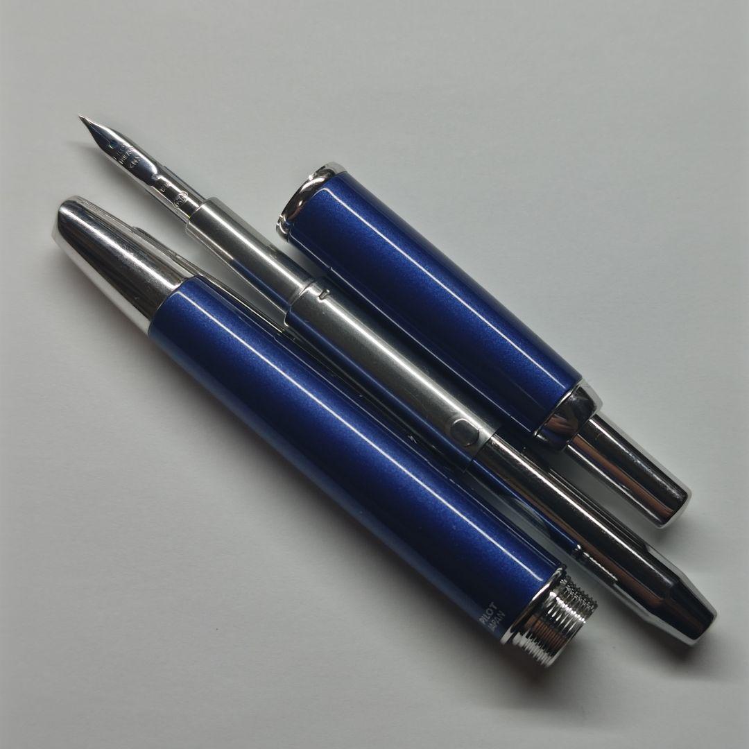 【カスタム】キャップレスデシモ ダークブルーマイカ 中字→小太刀風研ぎ