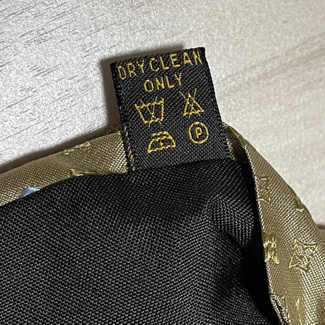 【美品】　ルイヴィトン　モノグラム総柄ネクタイ　シルク100%シャンパンゴールド