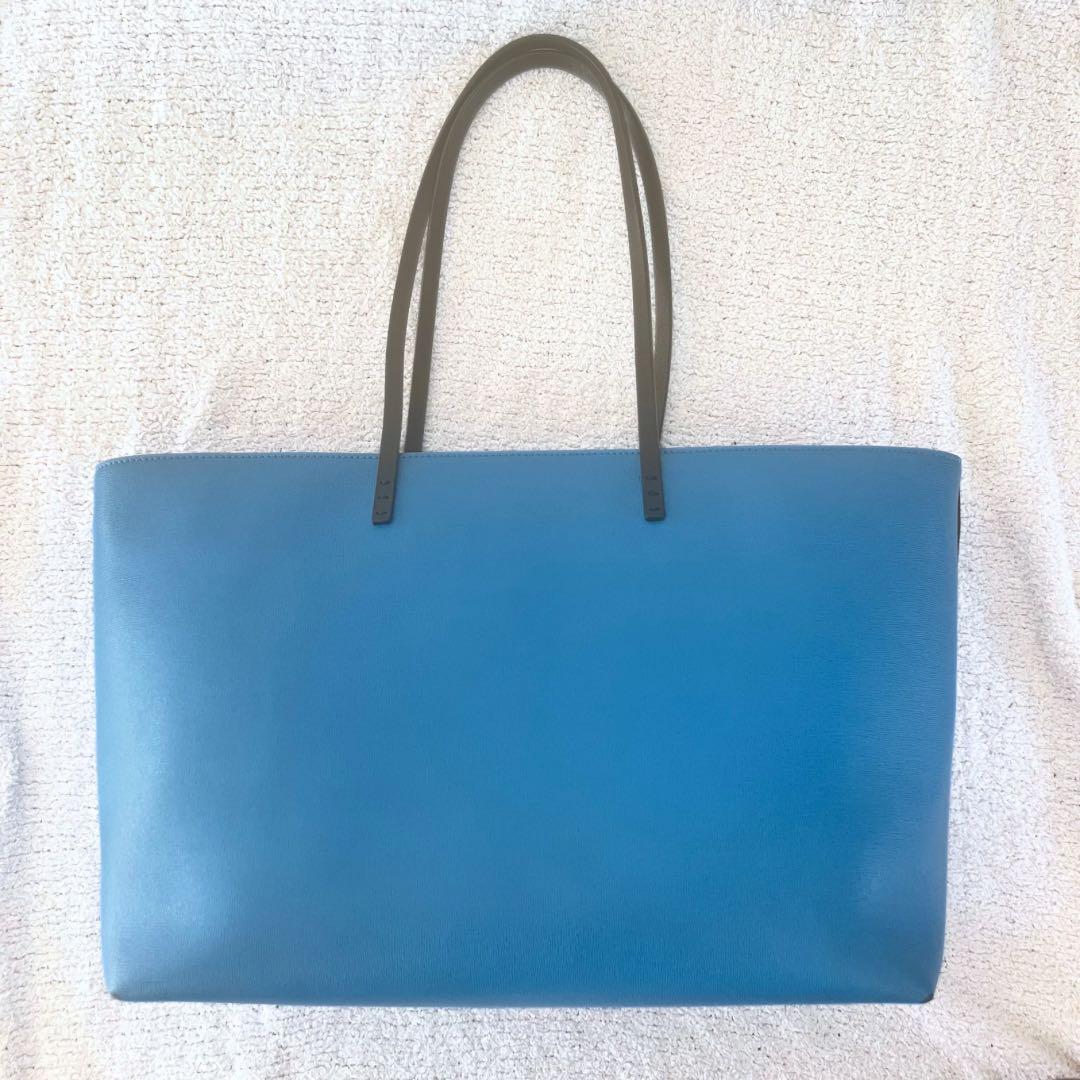 フェンディ FENDI モンスター バグズアイ トートバッグ ブルー