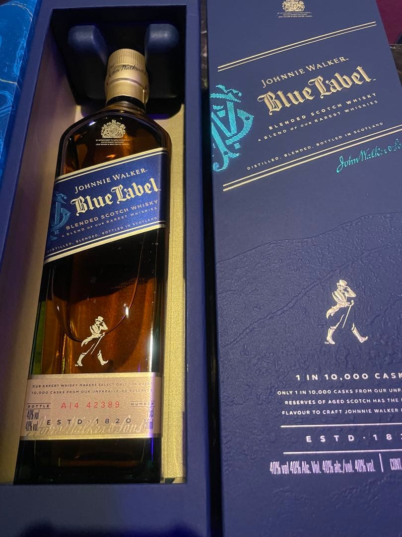 ★Johnnie Walker Blue Label 750ml ２本セット！！